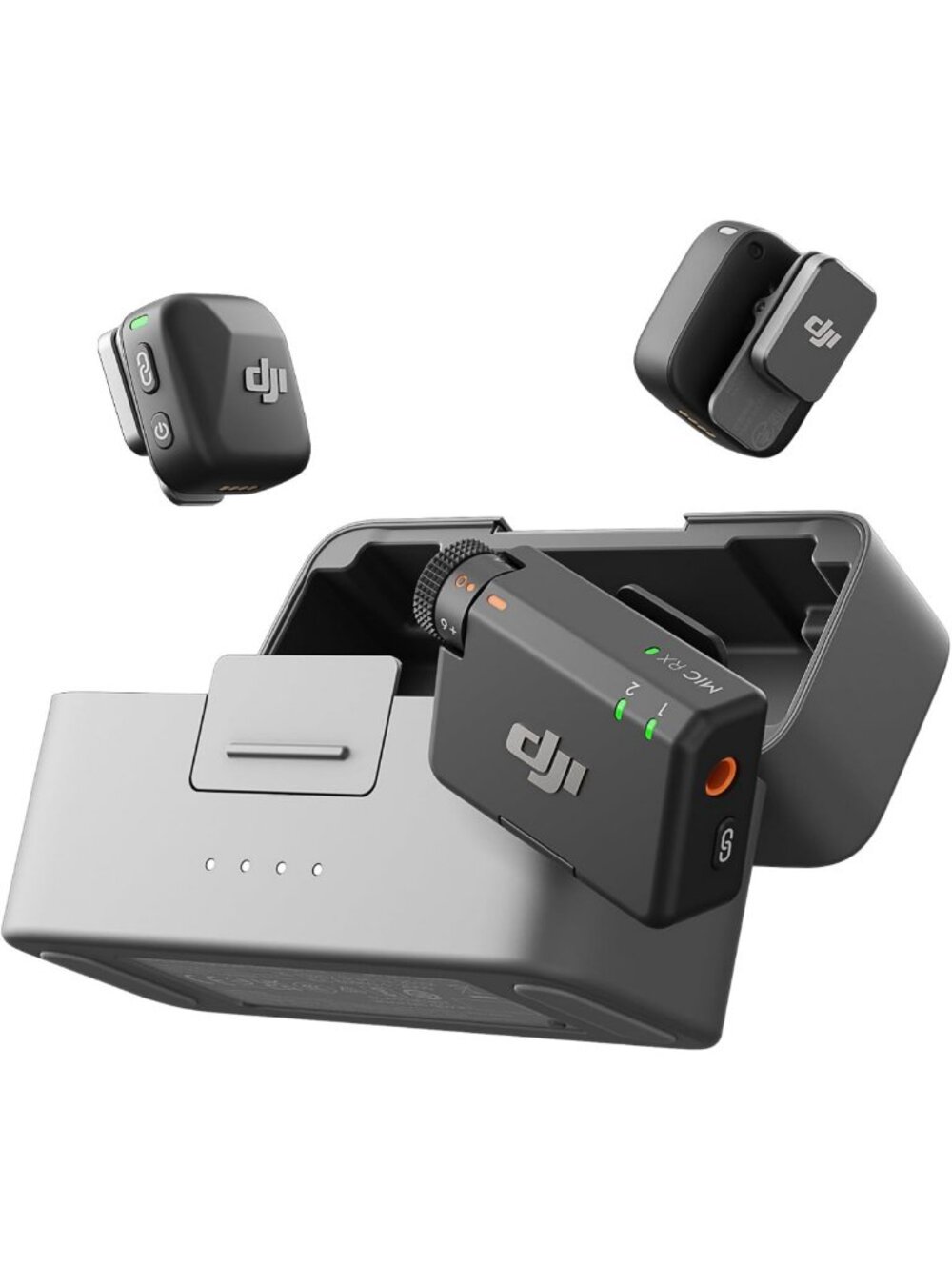 Ultralight Wireless Microphone System with Charging Case - Detail-Rich Audio, 2